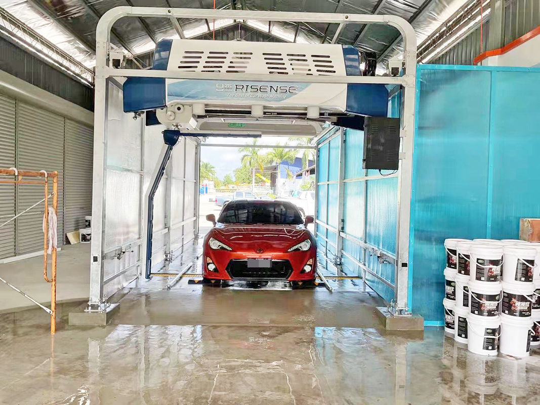 Equipo de lavado de automóviles 360 sin contacto con potencia de salida de 42 kW y sistema de pulverización sin limpieza
