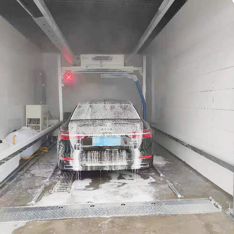 El lavado de alta presión es fácil Máquina de lavado de automóviles de 360 grados totalmente automática de un solo brazo