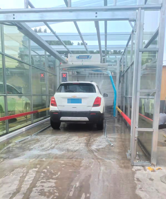 El lavado de alta presión es fácil Máquina de lavado de automóviles de 360 grados totalmente automática de un solo brazo