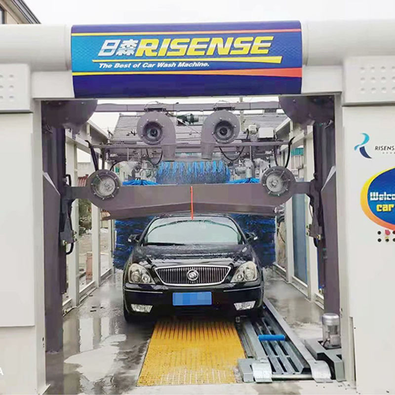 Experimenta la conveniencia de nuestro sistema automático de lavado de cepillos para el tipo de túnel de automóviles