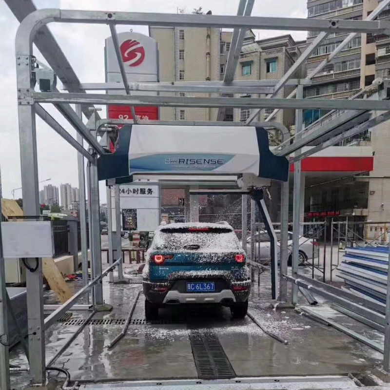 Máquina automática de lavado de automóviles robótica de alta presión con tamaño de montaje máximo 8000*3686*3400mm