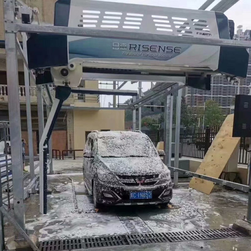 Máquina automática de lavado de automóviles robótica de alta presión con tamaño de montaje máximo 8000*3686*3400mm