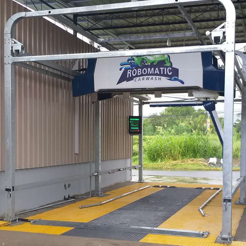 Máquina automática de lavado de automóviles robótica de alta presión con tamaño de montaje máximo 8000*3686*3400mm