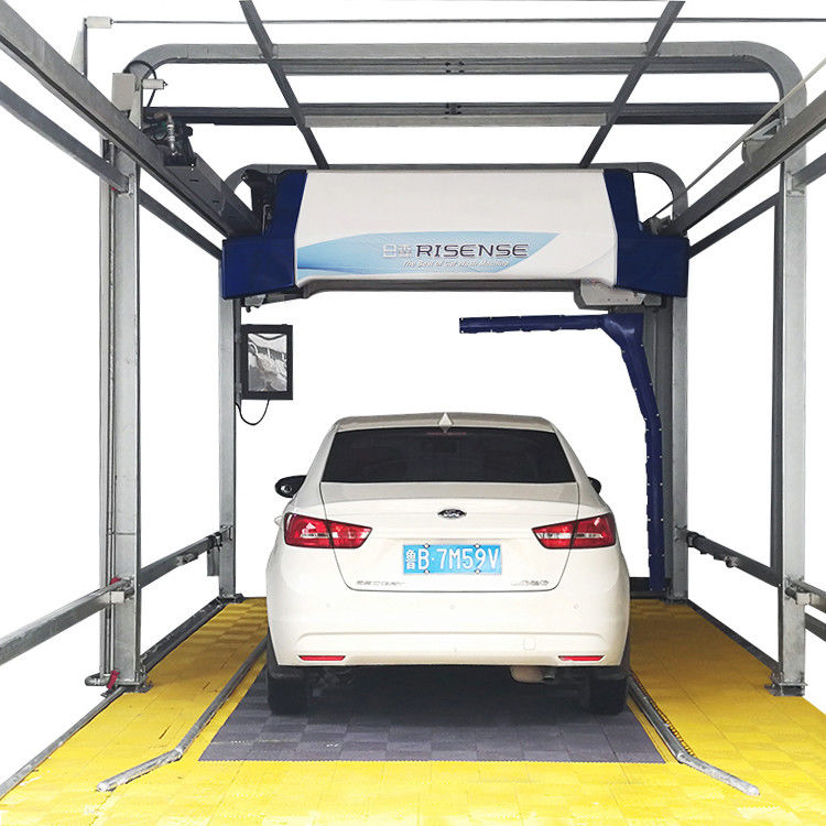 Máquina de lavado de coches sin contacto galvanizada con sistema de secado rápido por aire incorporado