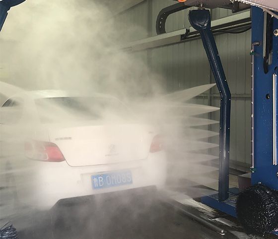 Máquina de lavado de coches sin contacto galvanizada con sistema de secado rápido por aire incorporado