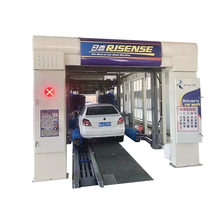 Limpie su automóvil de manera eficiente con 9 cepillos, túnel de lavado de automóviles y secador de aire