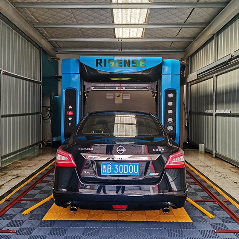 Risense Lavado de automóviles sin cepillo sin contacto con secador de aire Shampoo de 25 a 60 ml por coche Consumo