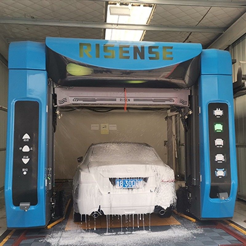 Risense doble brazo automático toque completo máquina sin contacto el futuro del lavado de coches
