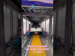 17580*3800*3440mm túnel automático de lavado de autos con 14 cepillos y secador de aire